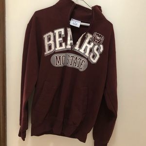 missouri state 1/4 zip hoodie